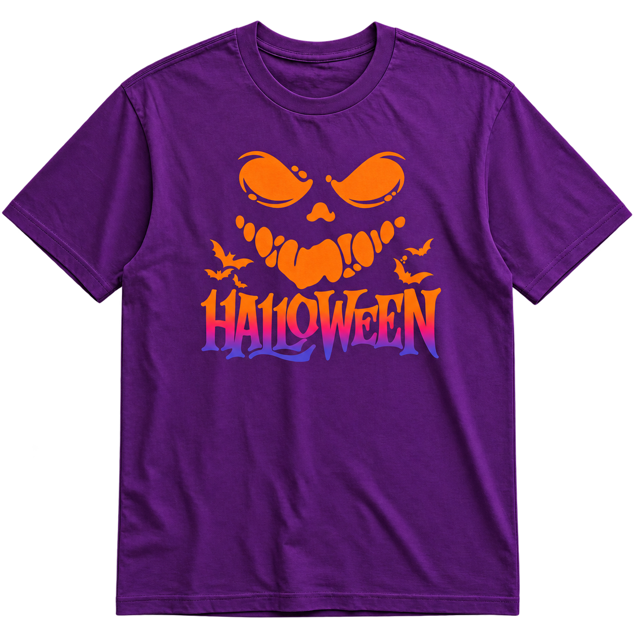 Playera morada Halloween